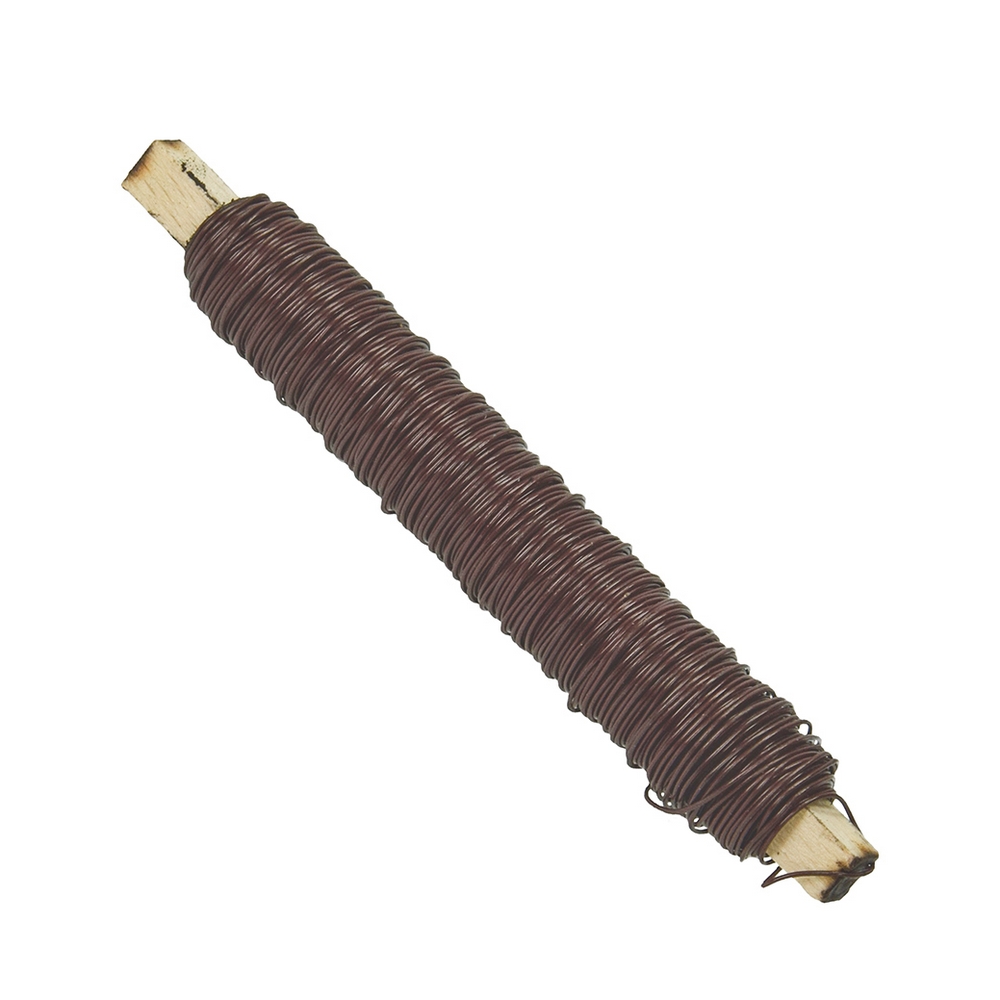 Tråd på rulle 0,70 mm - brun 100 g - 21 kr - Övriga metalltrådar ...